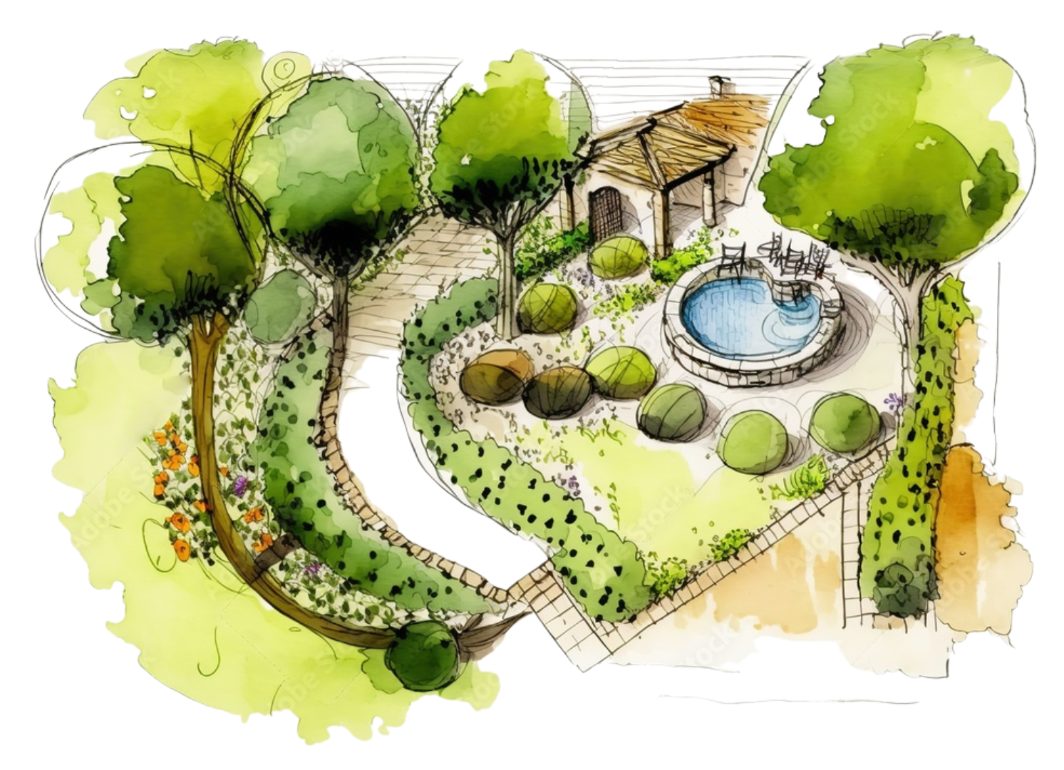 Bild zu kreativer Gartenplanung & professionelle Neugestaltung von den Garten Profis.